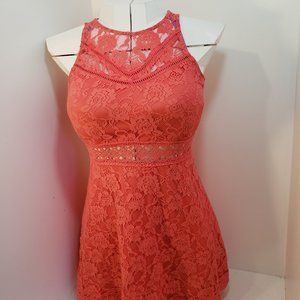 2/$60 Coral Dress Lace